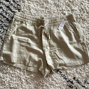 Gap linen blend pull-on utility short